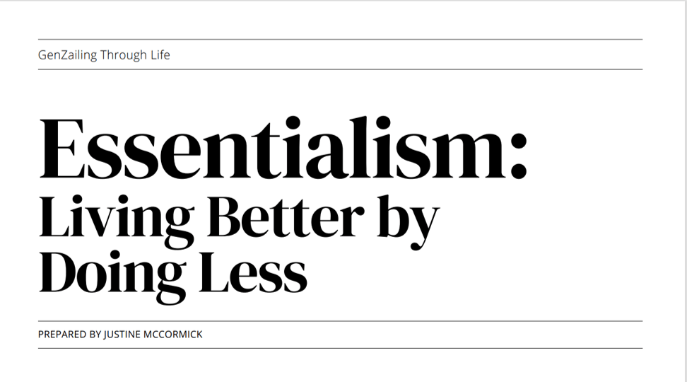 ESSENTIALISM